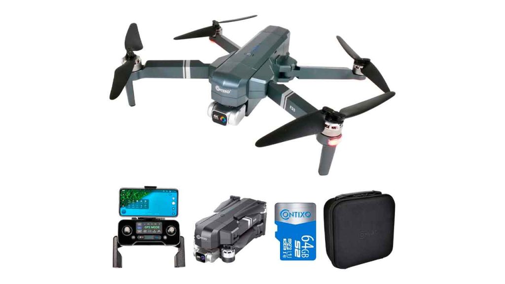 Contixo-F35-GPS-Drone-con-cámara-4K-UHD-Gimbal-autoestabilizante-de-2-ejes-5G-WiFi-FPV-RC-Quadcopter-Drone-sin-escobillas-para-adultos,-estuche-de-transporte-de-tarjeta-SD-de-64-GB-adicional