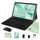 2024-Newest-Tablet-10-Pulgadas-Android-13-Tablets,-12GB-RAM-128GB-ROM-TF-1TB,-5G-WiFi,-8-Core-2.0-GHz-GMS-Certificado-BT-5.0-Widgets-Control-parental-Tablet-con-funda,-teclado-y-ratón--Verde