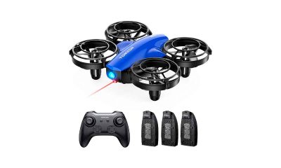 Tomzon-Mini-Drones-para-Niños,-Dron-con-3-Baterías-24-Minutos-de-Vuelo,-Modo-de-Batalla,-Cuadricópteros-Kid-Drone-Tres-Funciones-Voladoras,-Juguete-para-Principiantes,-Azul