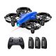 Tomzon-Mini-Drones-para-Niños,-Dron-con-3-Baterías-24-Minutos-de-Vuelo,-Modo-de-Batalla,-Cuadricópteros-Kid-Drone-Tres-Funciones-Voladoras,-Juguete-para-Principiantes,-Azul