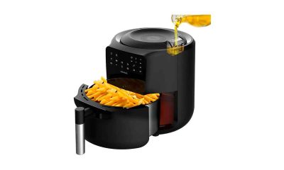 Cecotec-Freidora-de-Aire-sin-Aceite-de-5,5-L-Cecofry-Rain-Air-Fryer.-1550-W,-Spray-de-Aceite-Incorporado,-Pulverización-Automática-y-Manual,-Panel-de-Control-Táctil,-Termostato,-Autolimpieza