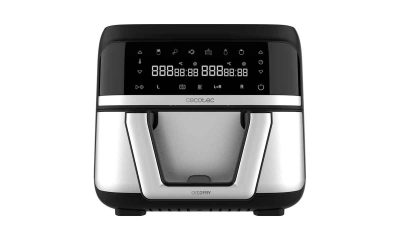 Cecotec-Freidora-de-Aire-sin-Aceite-de-9-L-Cecofry-Dual-9000-Air-Fryer.-2850-W,-Digital-y-Compacta,-Temperatura-Dual,-Tecnología-PerfectCook,-Opción-de-dividir-la-Cubeta-en-2-de-4,5L,-6-Modos