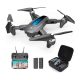 DEERC-D10-Drone-con-Cámara-para-Adultos-2K-5G-FPV-Vídeo-en-Vivo,-Dron-Plegable-con-2-Baterías-para-Adultos-o-Niños,-Control-de-Gestos,-Modo-sin-Cabeza,-RC-Quadcopter-para-Principiantes