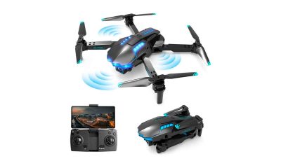 Drone-con-Cámara-HD-1080P-para-Niños-y-Adultos,-RC-Quadcopter-Drone-FPV-Plegable-para-Principiantes,-Juguetes-para-Niños-y-Niñas-Regalos-Navidad