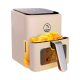 Juanita®-Freidora-aire-4L,-airfryer-1350W,-freidora-de-aire-vintage-7-programas,-freidora-sin-aceite-Fryzen2-con-ventana,-freidoras-aire-caliente-panel-LED-táctil,-cesta-antiadherente-y-temporizador