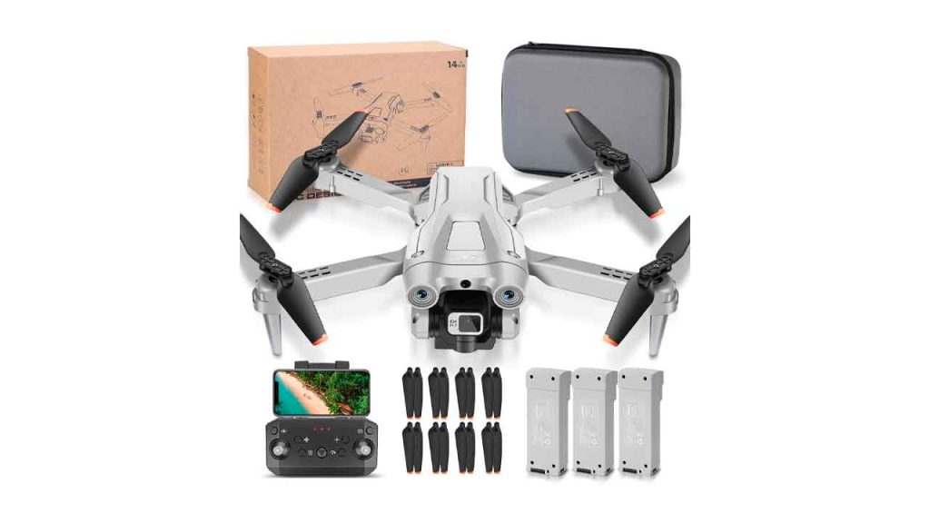 NMY-Drones-Con-Cámara-2K,-2.4G-WIFI-Transmisión,-60-Minutos-De-Tiempo-De-Vuelo-Con-3-Baterías,-Dron-De-Control-Remoto-Con-Motor,-Múltiples-Modos-De-Vuelo,-Adecuado-Para-Principiantes