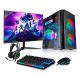 ordenador VolttierPC-PC-Gaming-Completo-AMD-Ryzen-5-5600G-6x4.4Ghz-Radeon-Vega-7-16GB-DDR4-512GB-M.2-SSD-WiFi-Windows-11-Monitor-24-Teclado-y-Ratón-RGB-Ordenador-de-Sobremesa