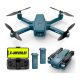 X15-2024-Motor-sin-Escobillas-Drones,-Control-por-aplicación,-2-Cámaras-MAX-40-km-h-Viento-4-Niveles-5GHz-WIFI-FPV-Video-Adulto-Profesional-Quadcopter-RC-UAV-2-Baterías-30Mins