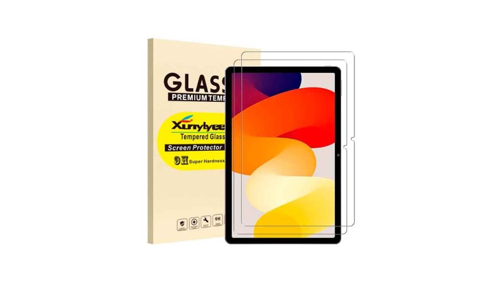XunyLyee-2-Piezas-Protector-de-Pantalla-Compatible-con-Xiaomi-Redmi-Pad-SE,-Cristal-Templado-Film-para-Xiaomi-Redmi-Pad-SE-2023