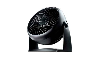 Honeywell-TurboForce-Ventilador-Potente,-Refrigeración-de-Funcionamiento-Silencioso,-Inclinación-Variable-de-90°,-3-Ajustes-de-Velocidad,-Anclaje-en-la-Pared,-Ventilador-de-Mesa,-HT900E