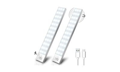 OUILA-Luz-LED-Armario-con-Sensor-Movimiento-Blanco-Natural-5000K-36-LEDs-4-Modos-Luz-LED-Magnética-Adhesiva-USB-Recargable-1000mAh-Luz-Nocturna-para-Guardarropa,-Escaparate,Entrada-2-Piezas