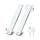 OUILA-Luz-LED-Armario-con-Sensor-Movimiento-Blanco-Natural-5000K-36-LEDs-4-Modos-Luz-LED-Magnética-Adhesiva-USB-Recargable-1000mAh-Luz-Nocturna-para-Guardarropa,-Escaparate,Entrada-2-Piezas