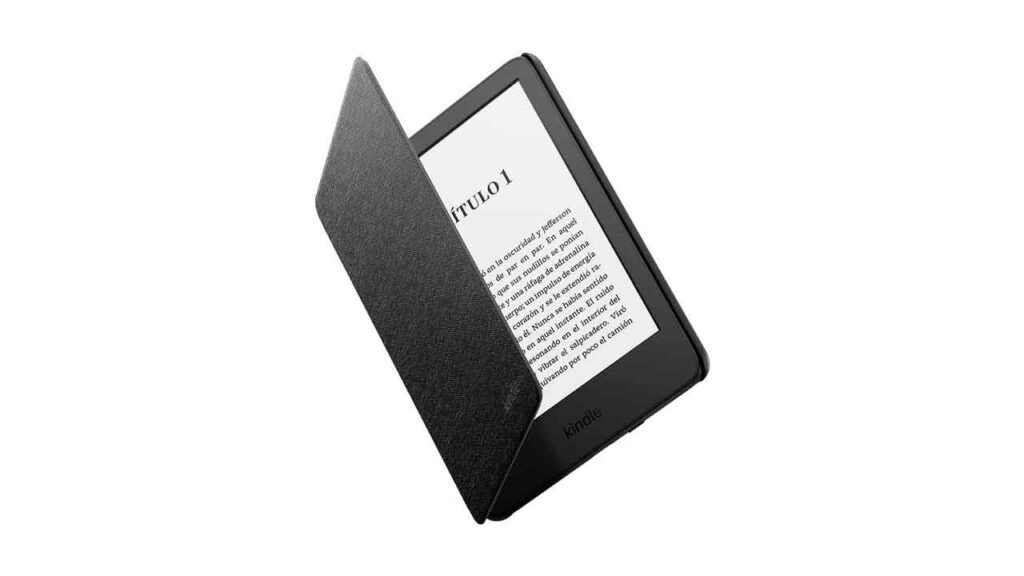Funda-de-tela-para-Amazon-Kindle-(compatible-con-el-dispositivo-de-11.ª-generación,-modelo-de-2022),-Diseño-fino-y-ligeronegro