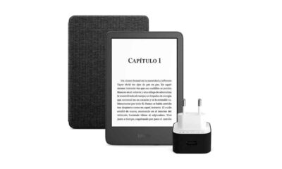 Kindle-Essentials-Bundle-con-Kindle-16-GB,-sin-publicidad-(Negro),-Funda-de-Piel-de-Amazon-y-Cargador-Amazon-PowerFast-(9-W)