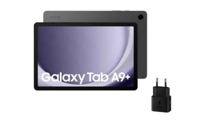 Samsung-Galaxy-Tab-A9+-Tablet-Android,-128-GB-Almacenamiento,-WiFi,-Pantalla-11”,-Sonido-3D,-Gris-(Versión-Española)