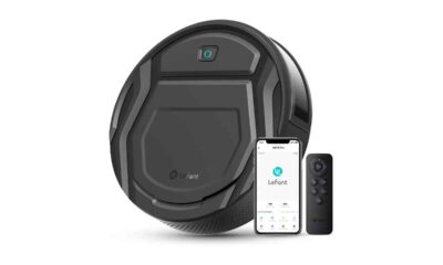 Lefant-Robot-Aspirador,-2200Pa-Succión,-Robot-Aspirador-Autocargable-120-Min,-Ultrafino-7,6-cm-Sin-Enredos,-WiFi-App-Alexa,-6-Modos-de-Limpieza,-Ideal-para-Pelo-de-Mascota,-Suelos-Duros,-M210-Pro