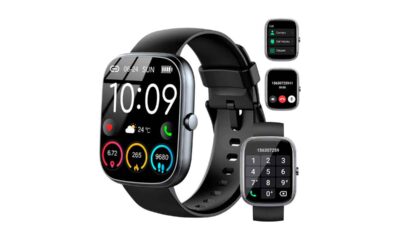 Reloj-Inteligente-Hombre-Mujer,-1.91-Smartwatch-con-Llamadas-Bluetooth,-110+-Modo-Deportivos-Pulsera-Actividad-con-Pulsómetro-Monitor-de-Sueño-Podómetro,Impermeable-IP68-Smart-Watch-para-Android-iOS