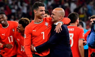 Cristiano-Ronaldo-y-Roberto-Martínez-se-funden-en-un-abrazo-tras-conquistar-la-Nations-League-con-Portugal