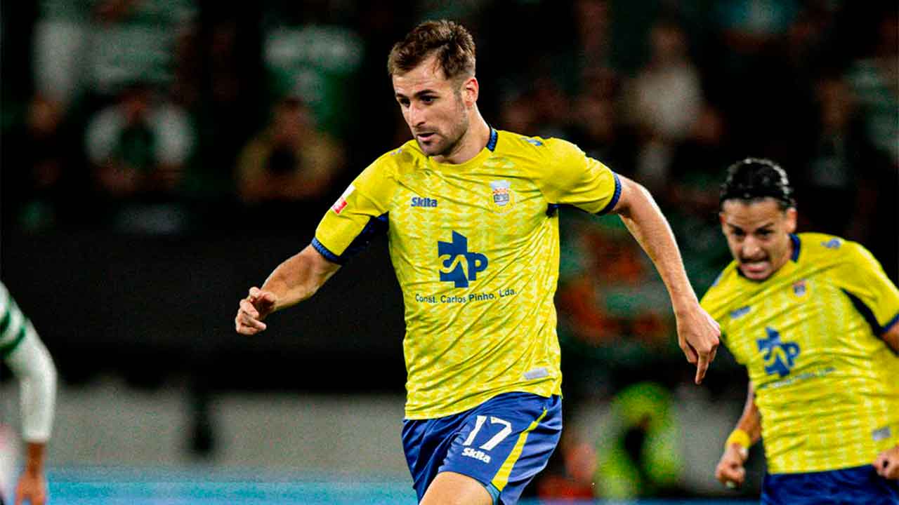 El-español-Iván-Barbero,-durante-un-partido-del-Arouca